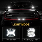 ME-X4DL-White Motoequip X4 - 4 inch driving light with white X DRL picture 4