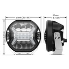 ME-X4DL-White Motoequip X4 - 4 inch driving light with white X DRL picture 5